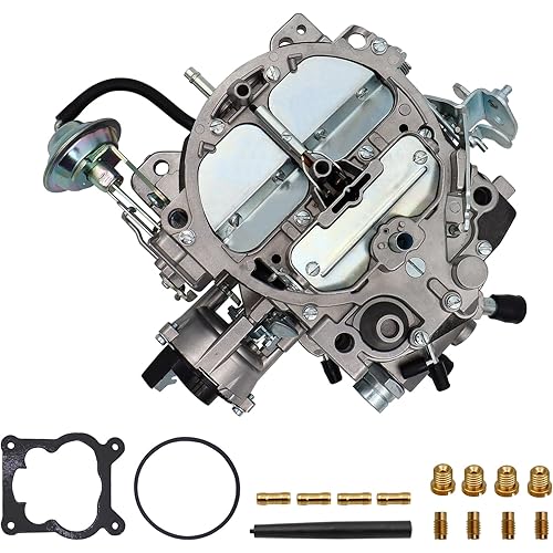 Rochester Quadrajet Carburetor New 4 Barrel Carburetor 4MV 1904R 1906R compatible with Chevy Chevrolet 305 350 c.i Engine V8 GM Cadillac 1980-1989 Vacuum Secondary 750 CFM with Electric Choke