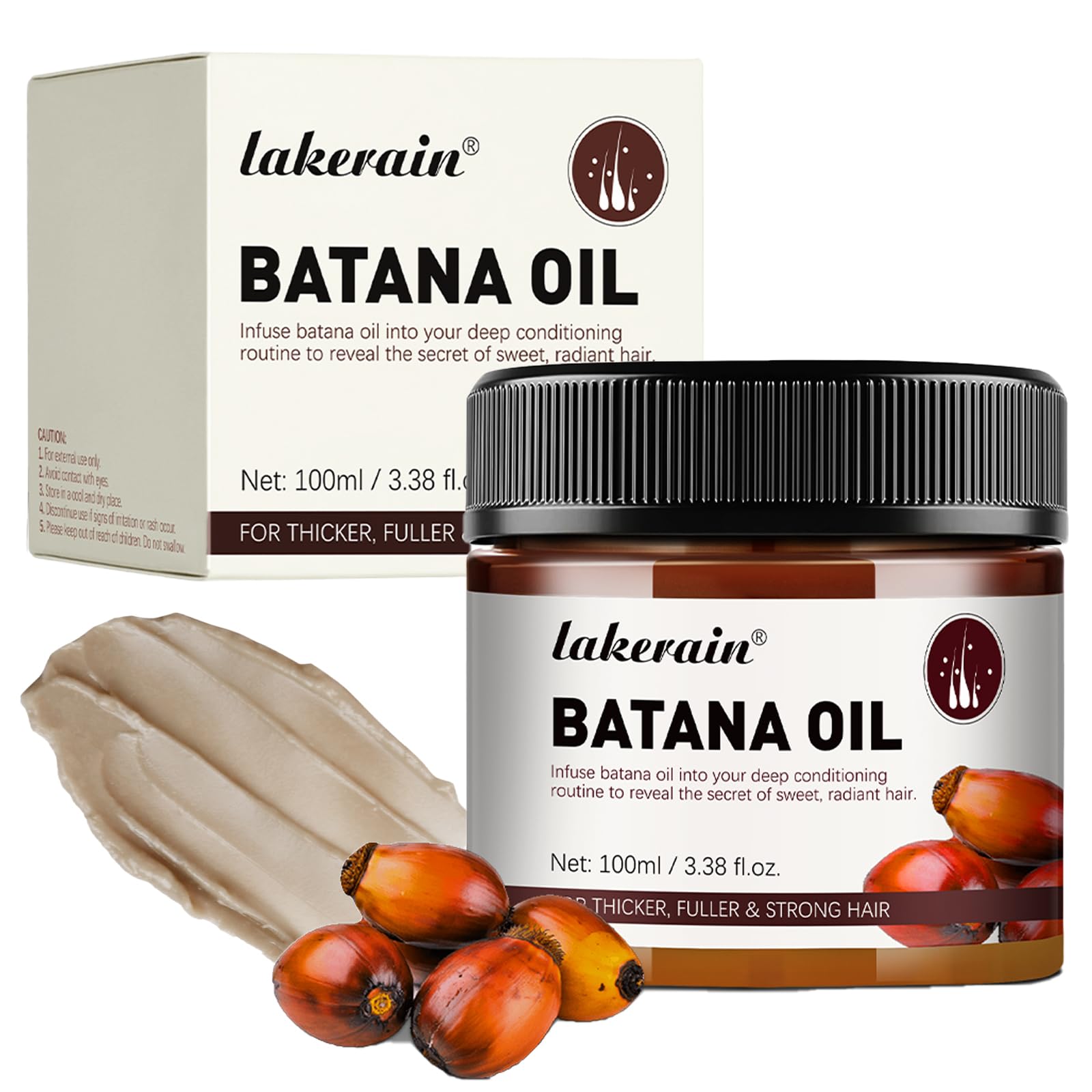 Raw Batana Oil for Hair Growth 100% Natural Pure Batana oil
