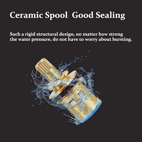 Miniatura 9 de Pulverizador de bidé de mano para inodoro, válvula de control doble de 1 en 2 salidas, mini kit de rociador de grifo de inodoro, lavadora a tope,