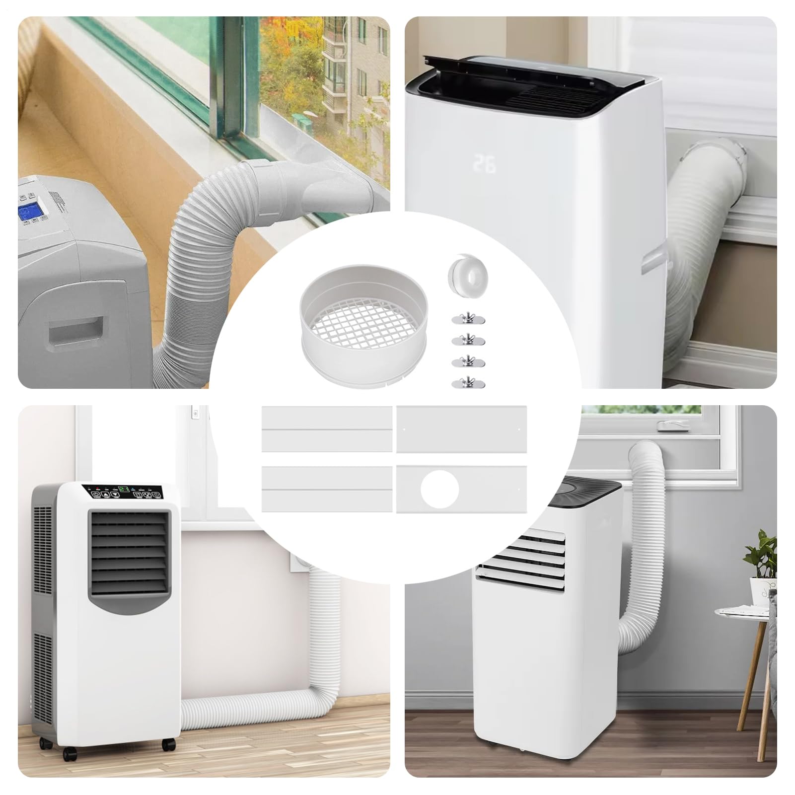Kit de ventilación de secadora para secadora eléctrica portátil de ventana