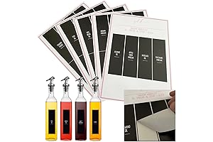 Modern Label Stickers for Oil, Vinegar & Condiments