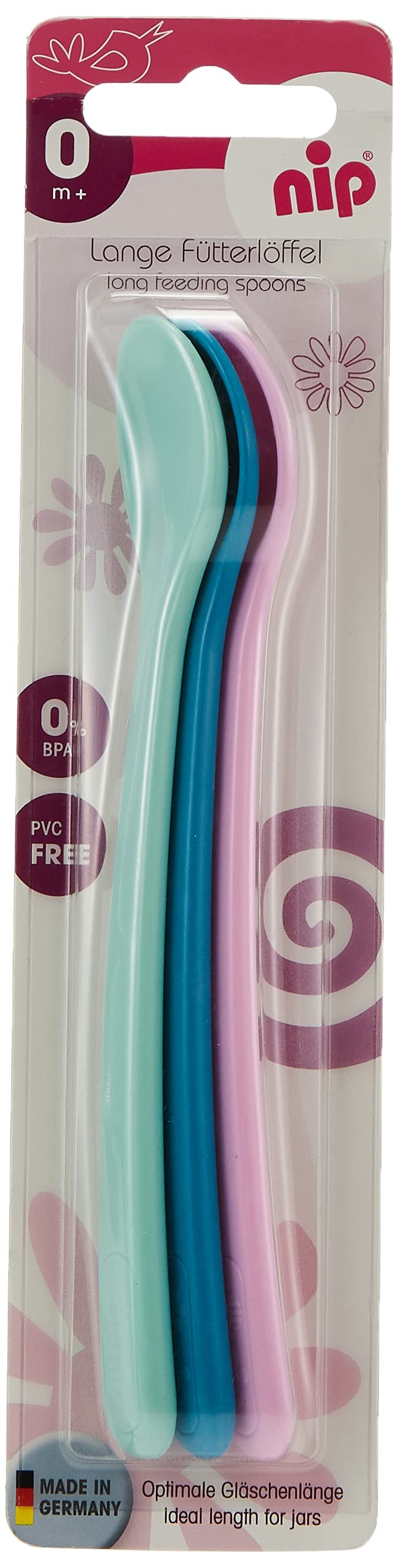 Nip Long Feeding Spoons Pack Of 3