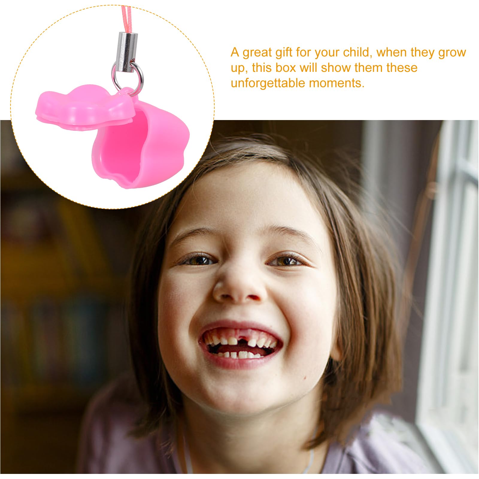 SUPVOX Caja Para Dientes De Leche De Bebé Organizador De 5 Unidades Con Estuche Para Collar Almacenaje Seguro Para Recuerdos Infantiles