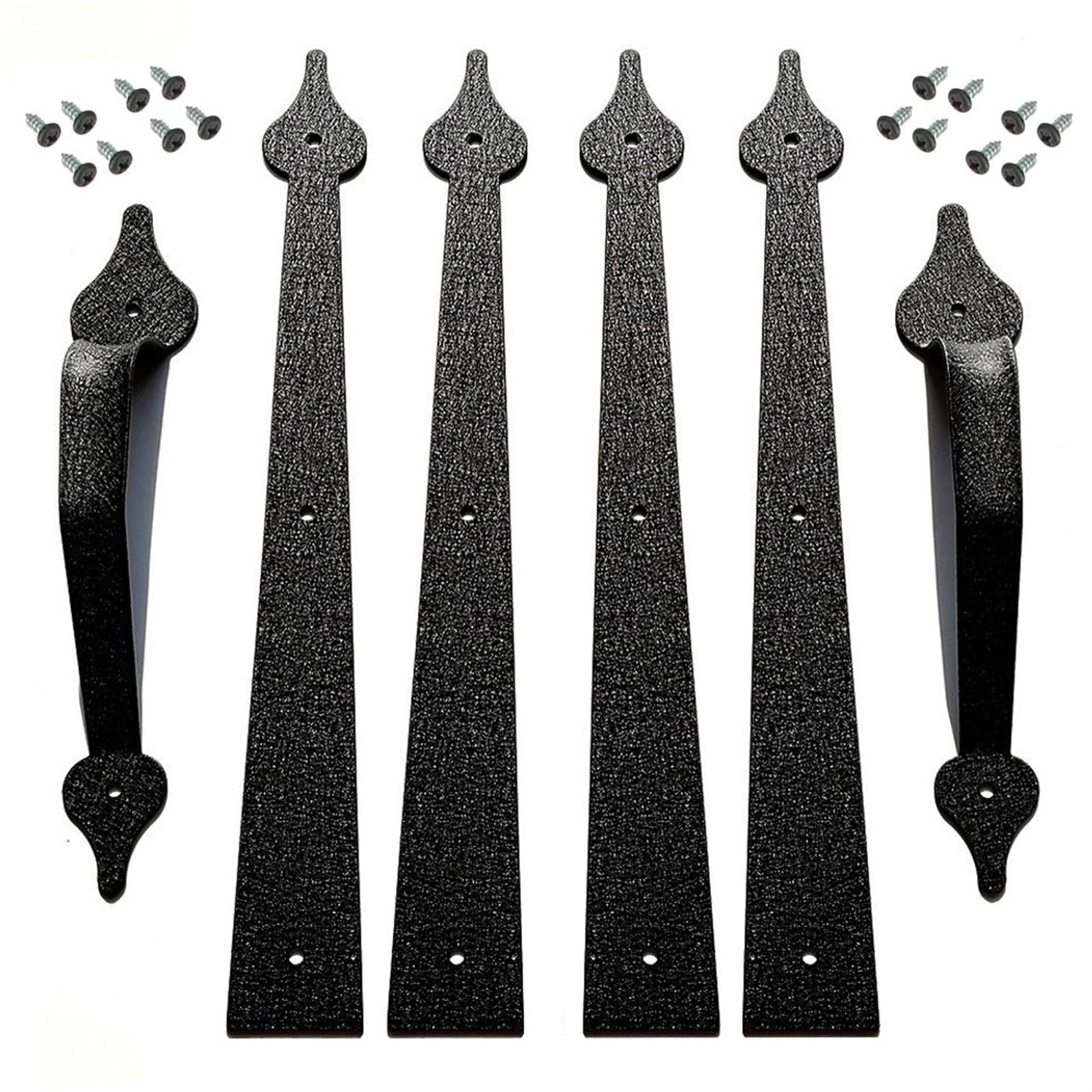 Shundeed Color Decorative Garage Door Hardware Kit, Garage Door Handle Hinges For Garage Doors, Barn Doors And More