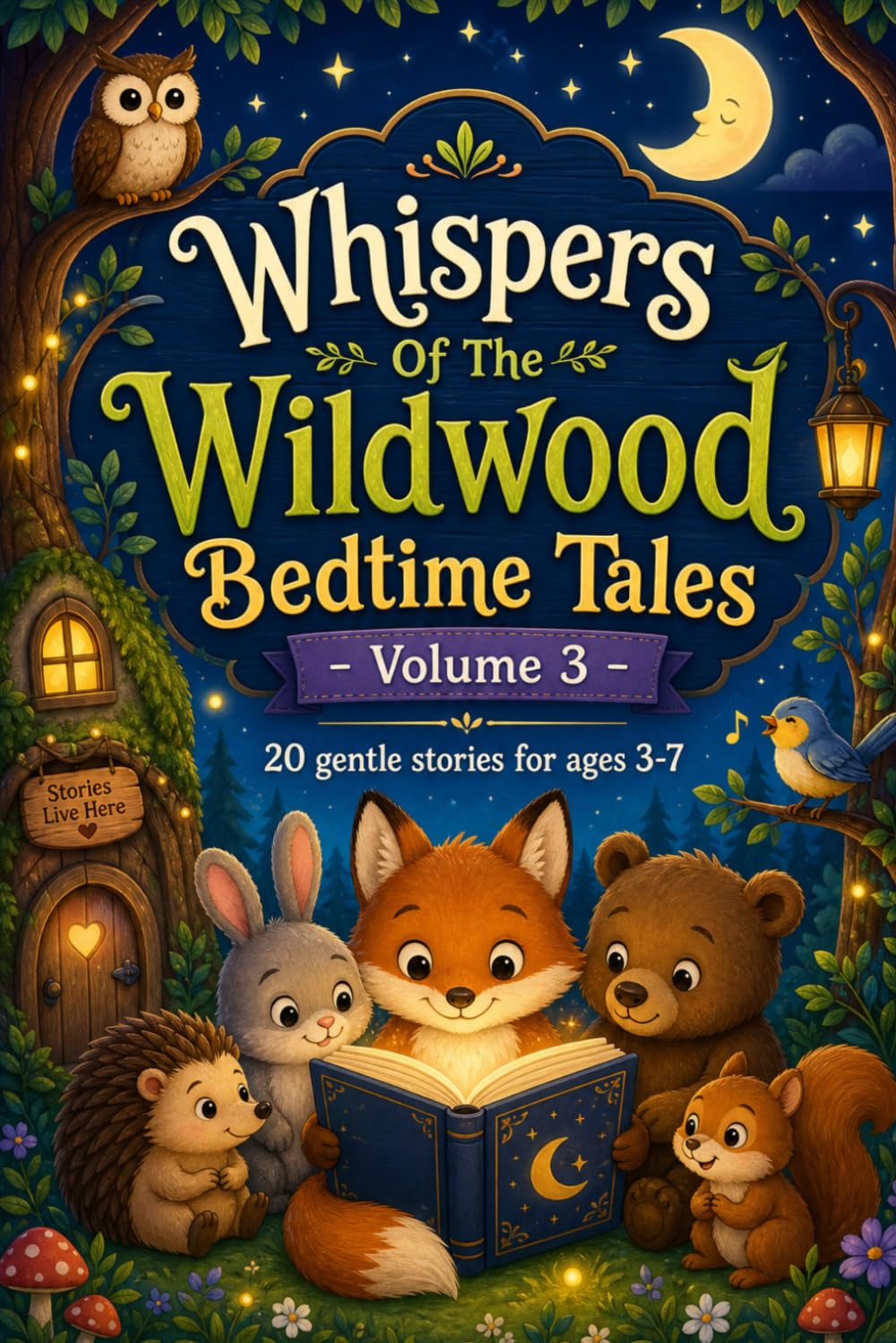 Whispers of the Wildwood Bedtime Stories — Volume 3: 20 Gentle Animal Tales for ages 3-7