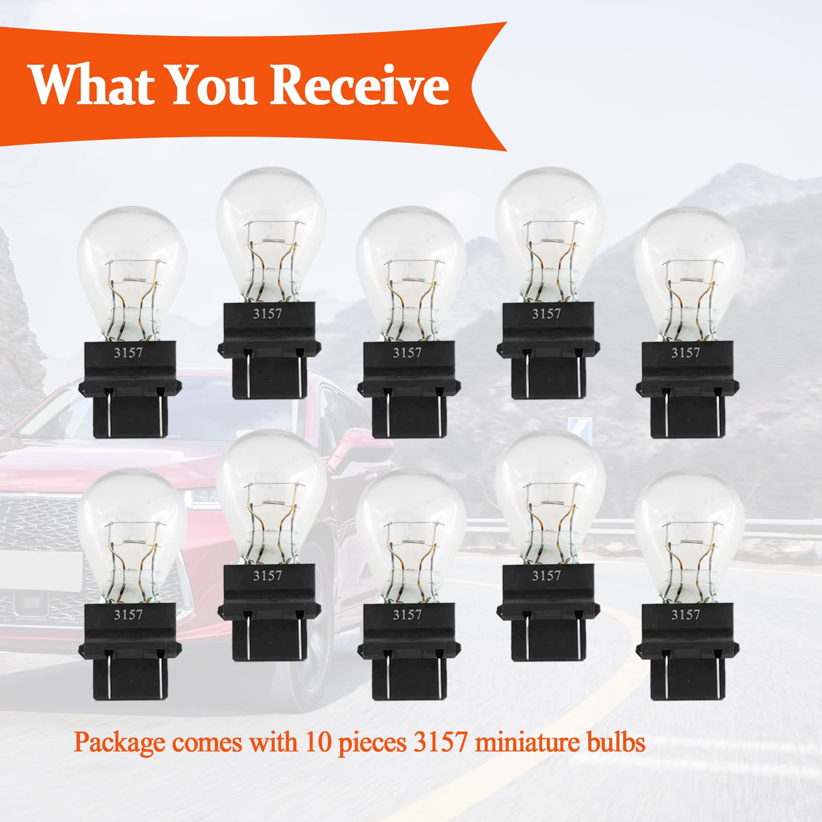 3157k Bulb Philips 3157 Bulbs – Box Of 10, Miniature Auto Lights For ...
