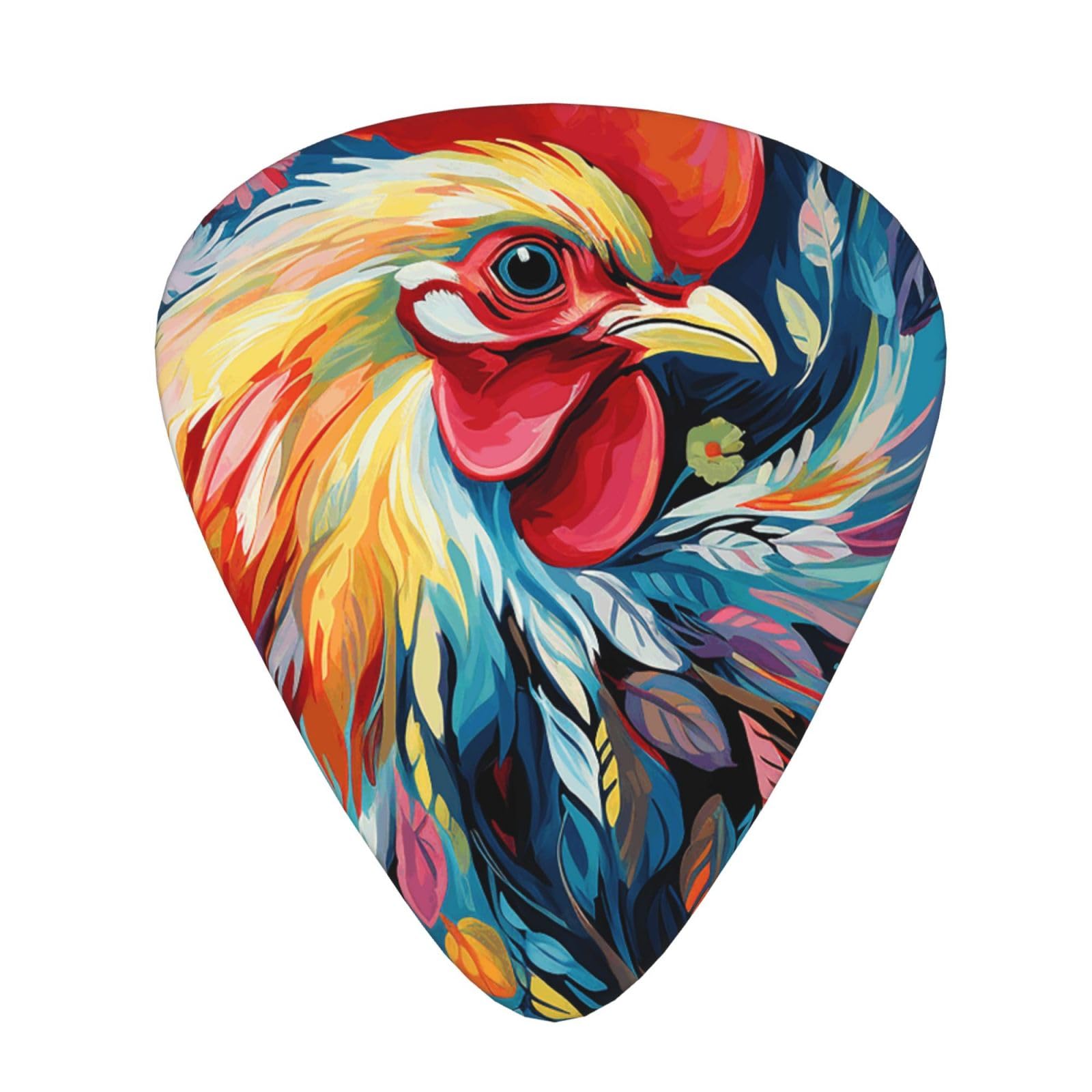 Lot de 216 médiators de guitare en vrac 3 épaisseurs différentes avec boîte de rangement - Accessoires colorés pour guitare basse électrique acoustique