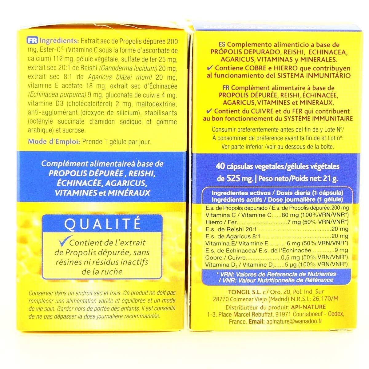 TONG-IL - APICOL PROPOLIS 40 Perlas (Pack 2 und.)