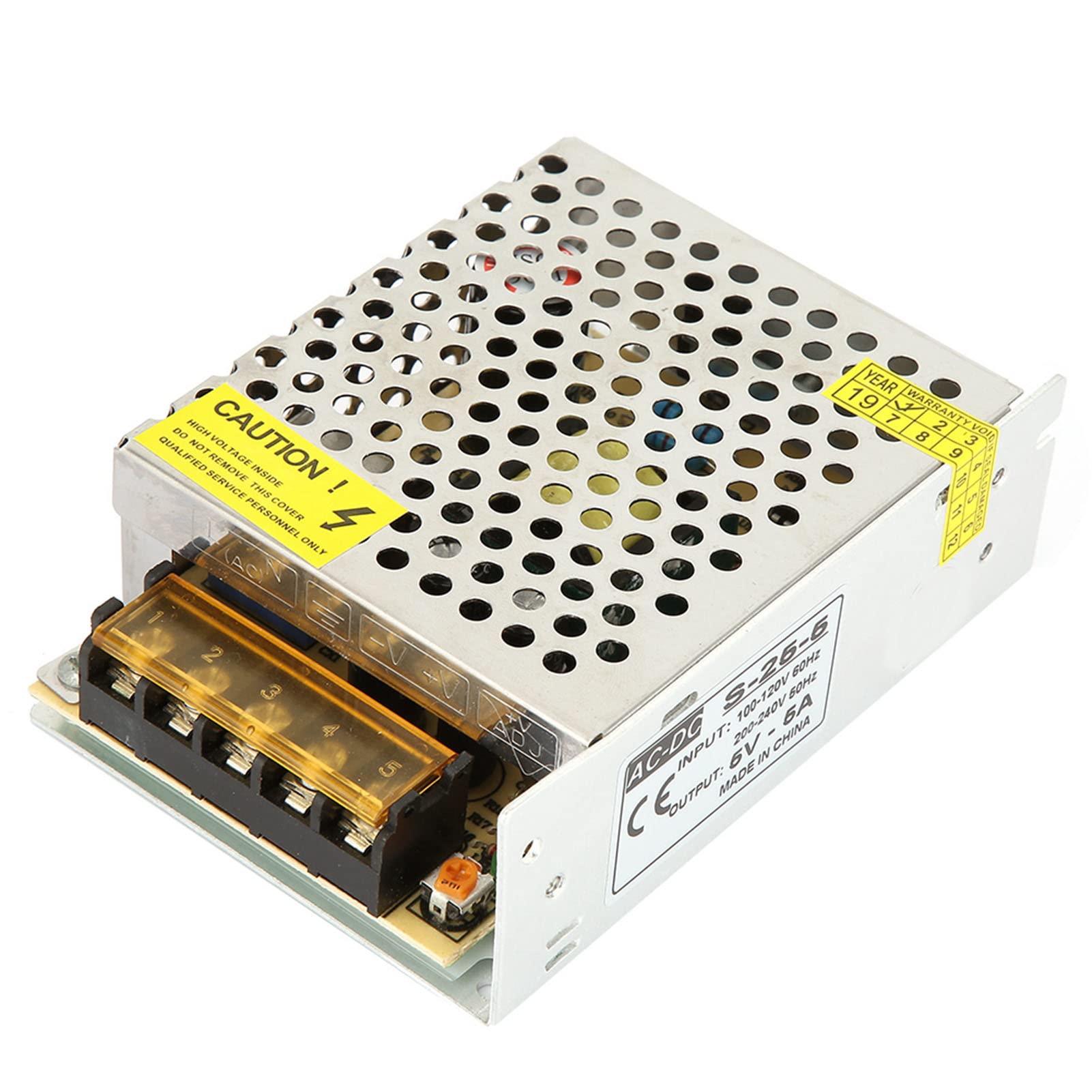 Fuente de Alimentación Conmutada 5V DC, Convertidor de Voltaje 10W/25W, 5V 5A, para Pantalla