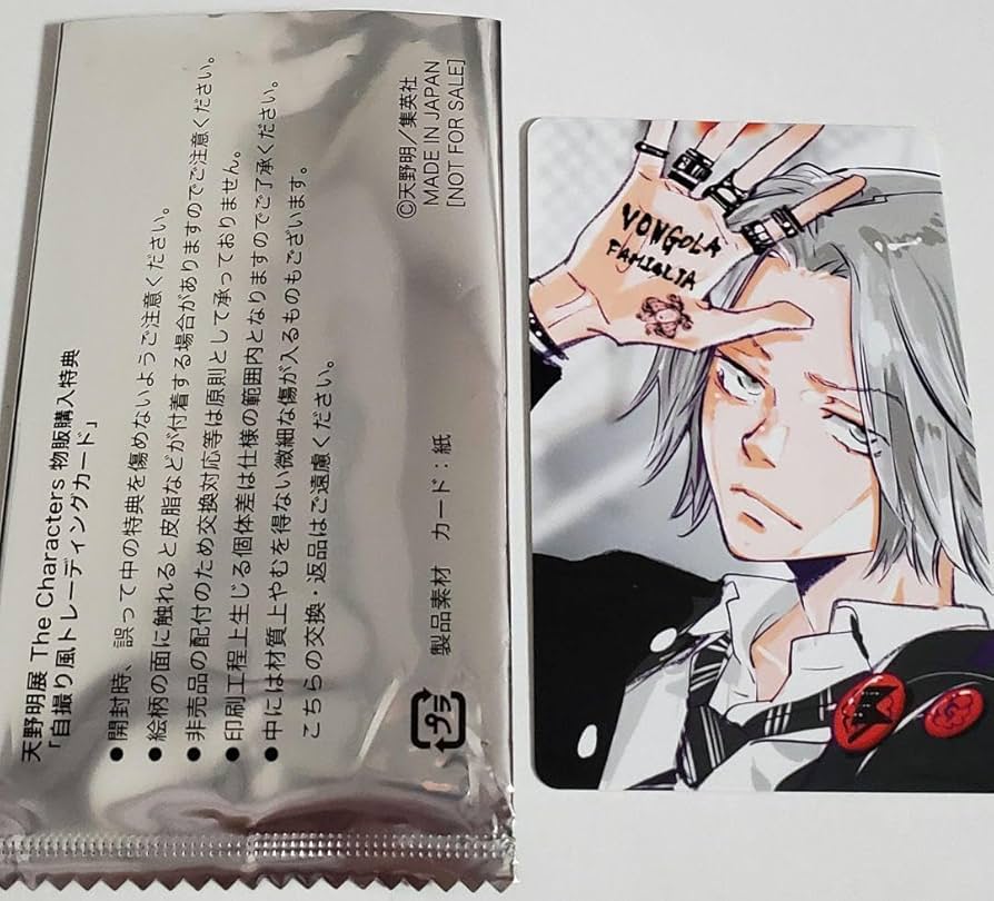 獄寺隼人 天野明展 自撮り風カード 自撮り風トレーディングカード 購入特典