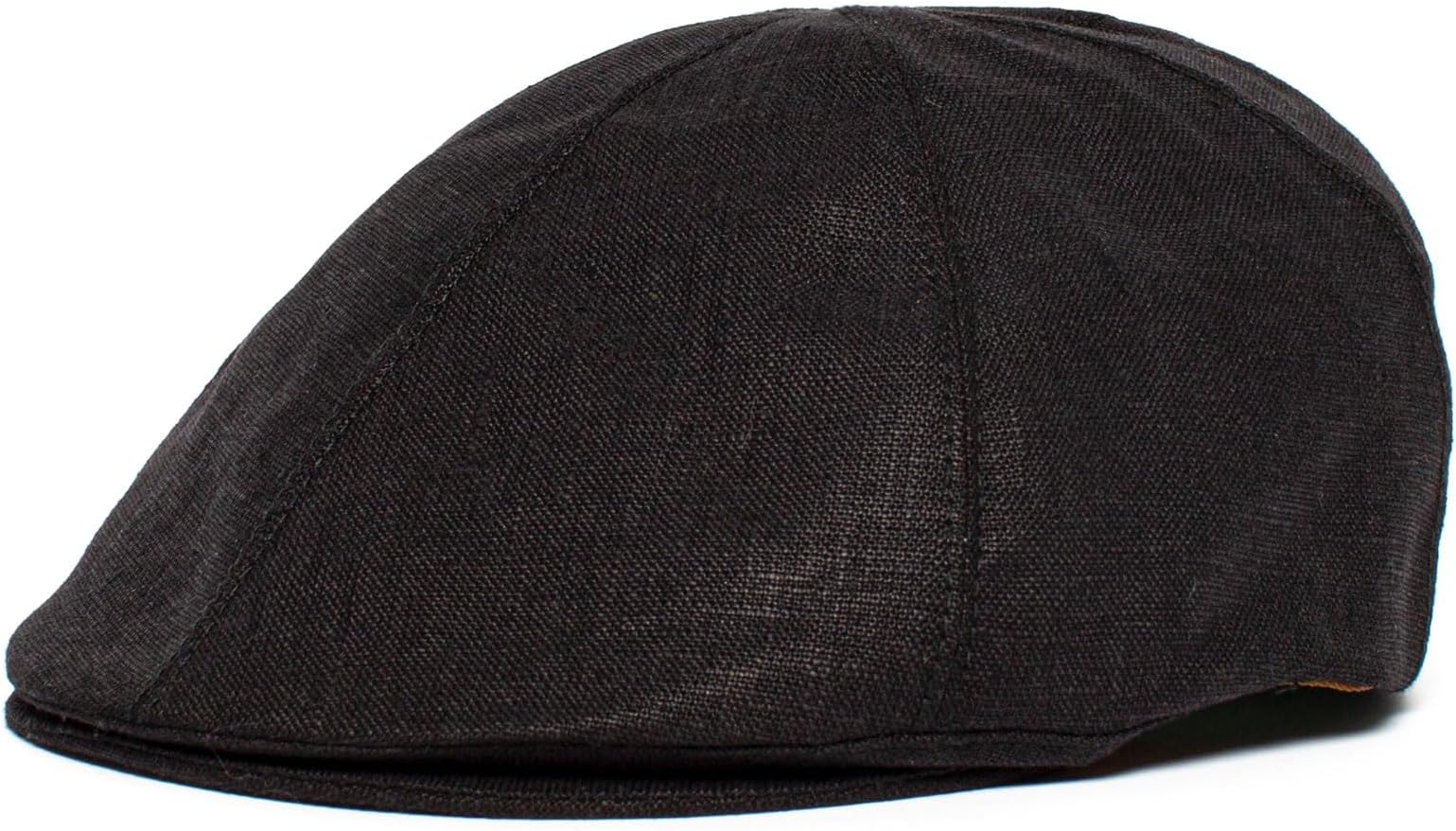 Men's Benjamin Paul Linen Duckbill Ivy Flat Cap Newsboy Hat