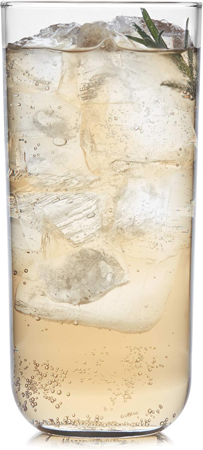 Libbey Polaris Tumbler Glasses, Axis, Set of 8 : Everything Else