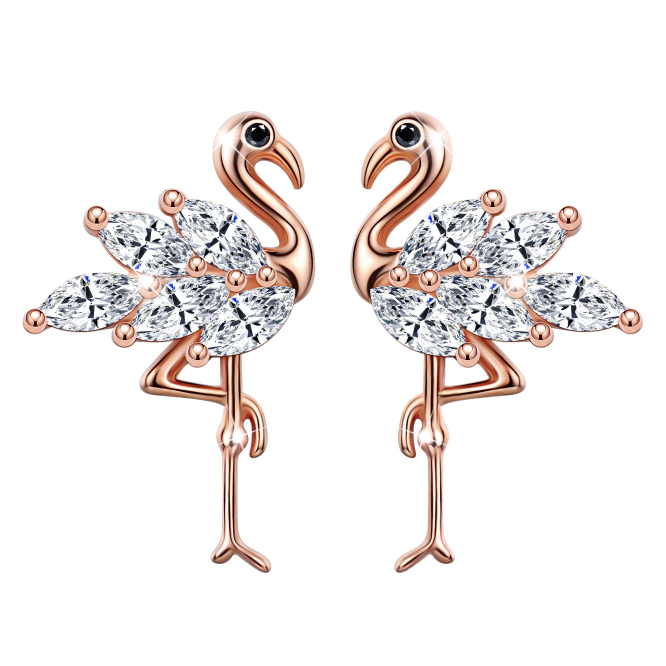 Orecchini Ear Jacket in argento sterling: pendente solitario con