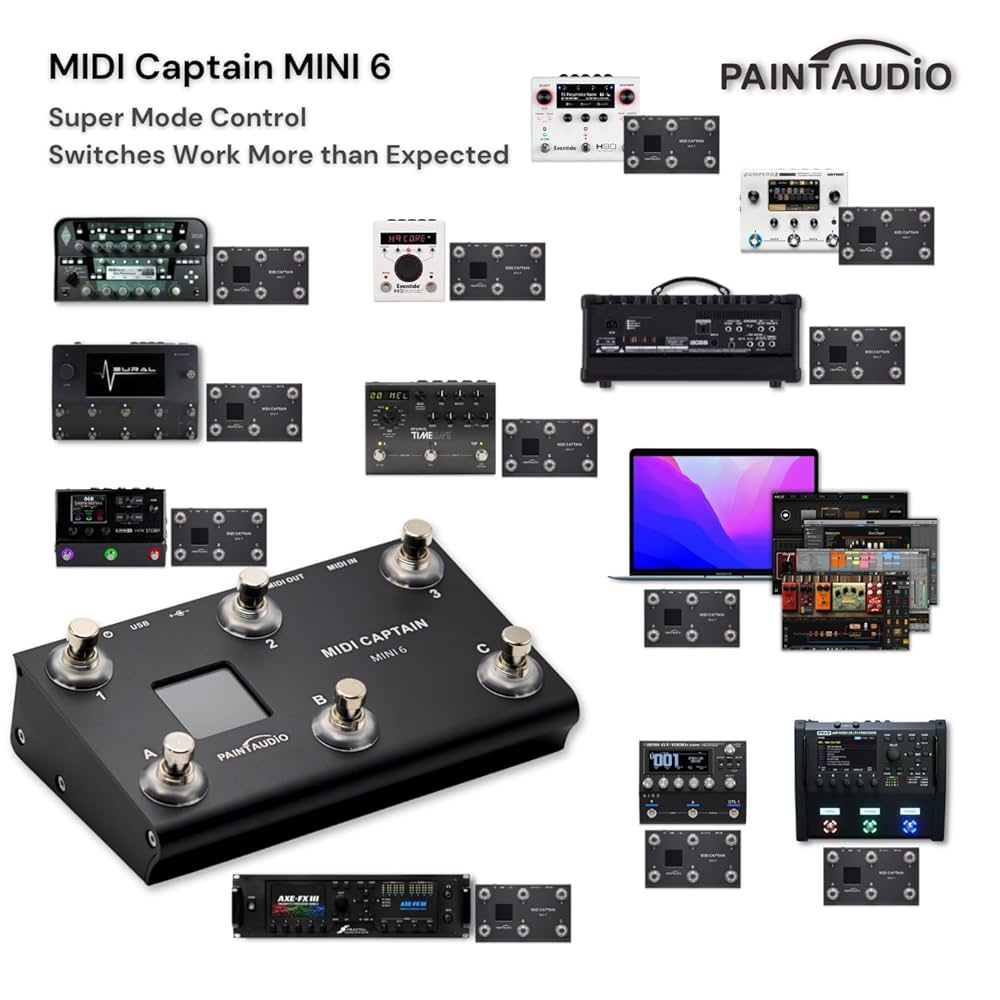 MIDI Captain Mini 6 スイッチャー Amazon | 【国内正規品】PAINTAUDIO MIDI CAPTAIN MINI 6 | 日本