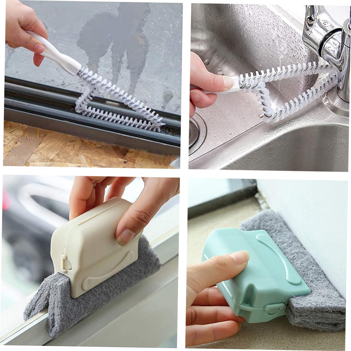 8piezas Cepillos para Limpiar Persianas y Ventanas Cepillos De Mano para Limpieza De Esquinas y Ranuras para Ventilación De Aire Acondicionado Limpiador De Teclados Plumero para Co