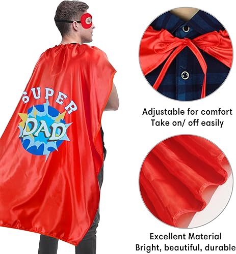 Miniatura 5 de D.Q.Z Capa y máscara de superhéroe para adultos, disfraz de súper héroe para mujeres, cumpleaños, fiesta de día familiar