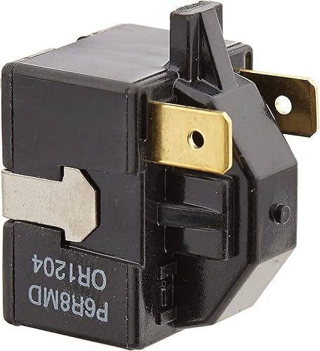 Miniatura 2 de Pinwheel 6748C-0004D Relé de arranque para refrigerador, 12 V CC, 10 A, normalmente abierto, contacto plateado, montaje en superficie