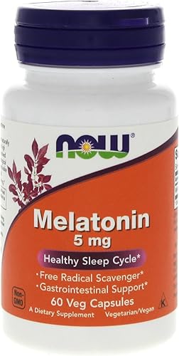 now foods Melatonina 5mg 60Cápsulas
