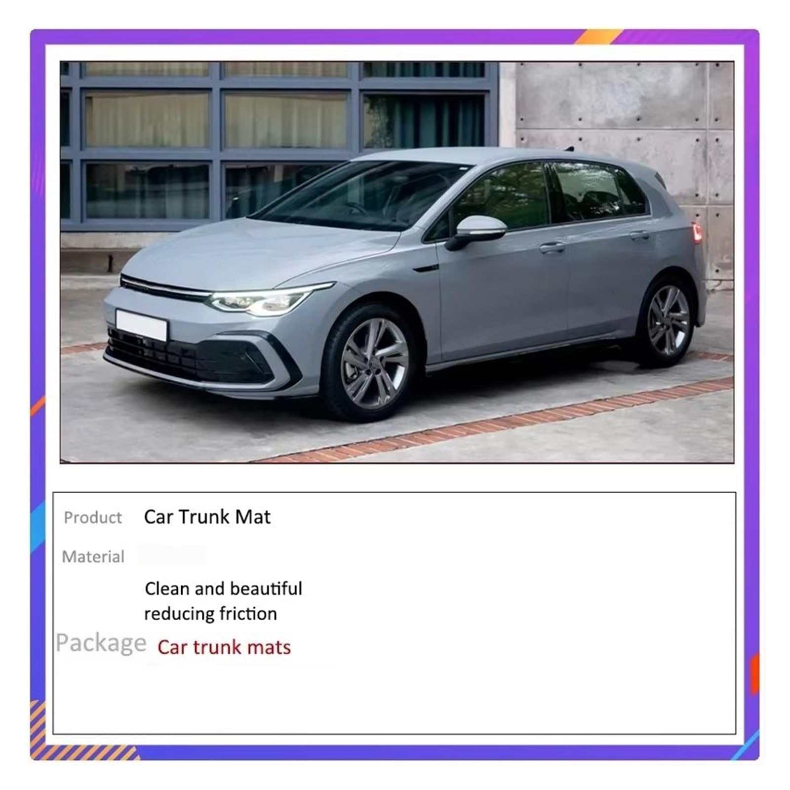Mata do bagażnika samochodowego do samochodów VW 2022-2024 (niższy poziom