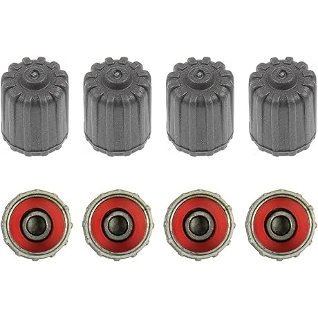 Gray Tire Valve Caps - Dependable Protection for Your Tires