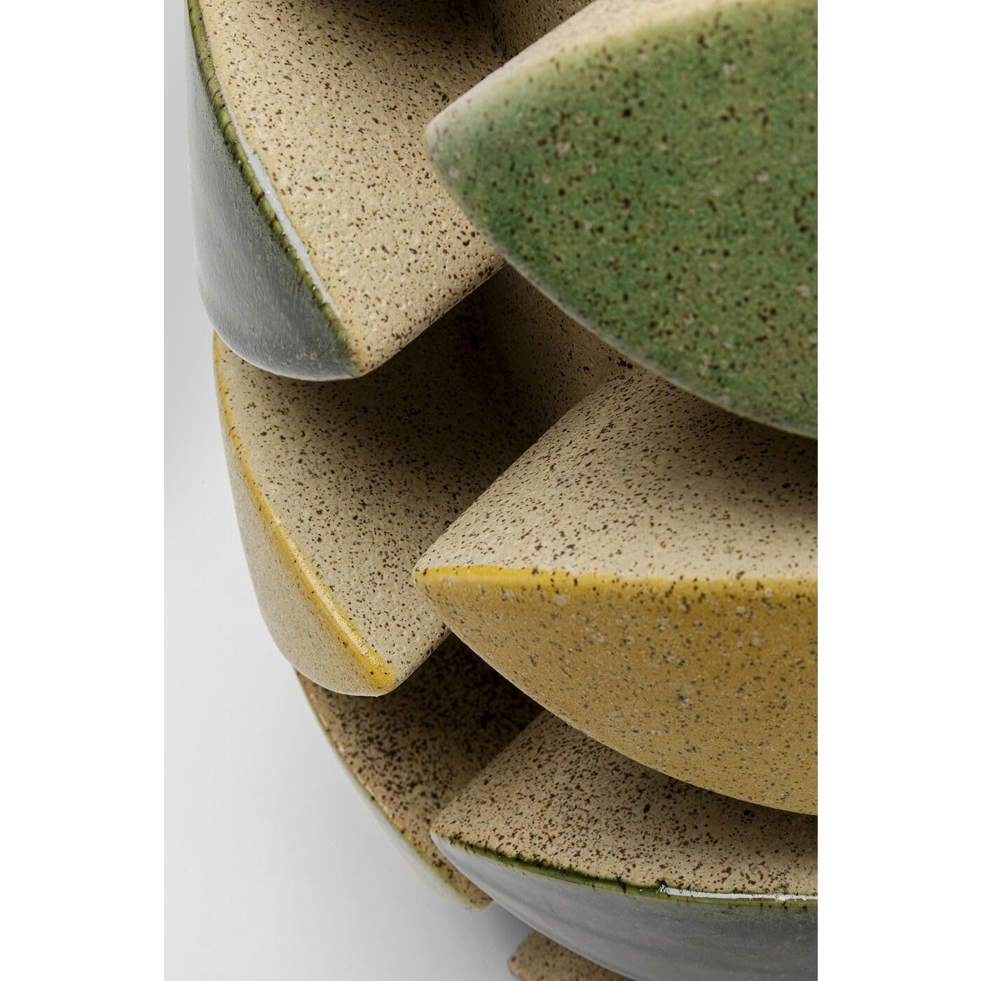 Bloemenvaas meerkleurig steengoed 22 cm COLOSSE Bloemenvaas meerkleurig steengoed 22 cm COLOSSE