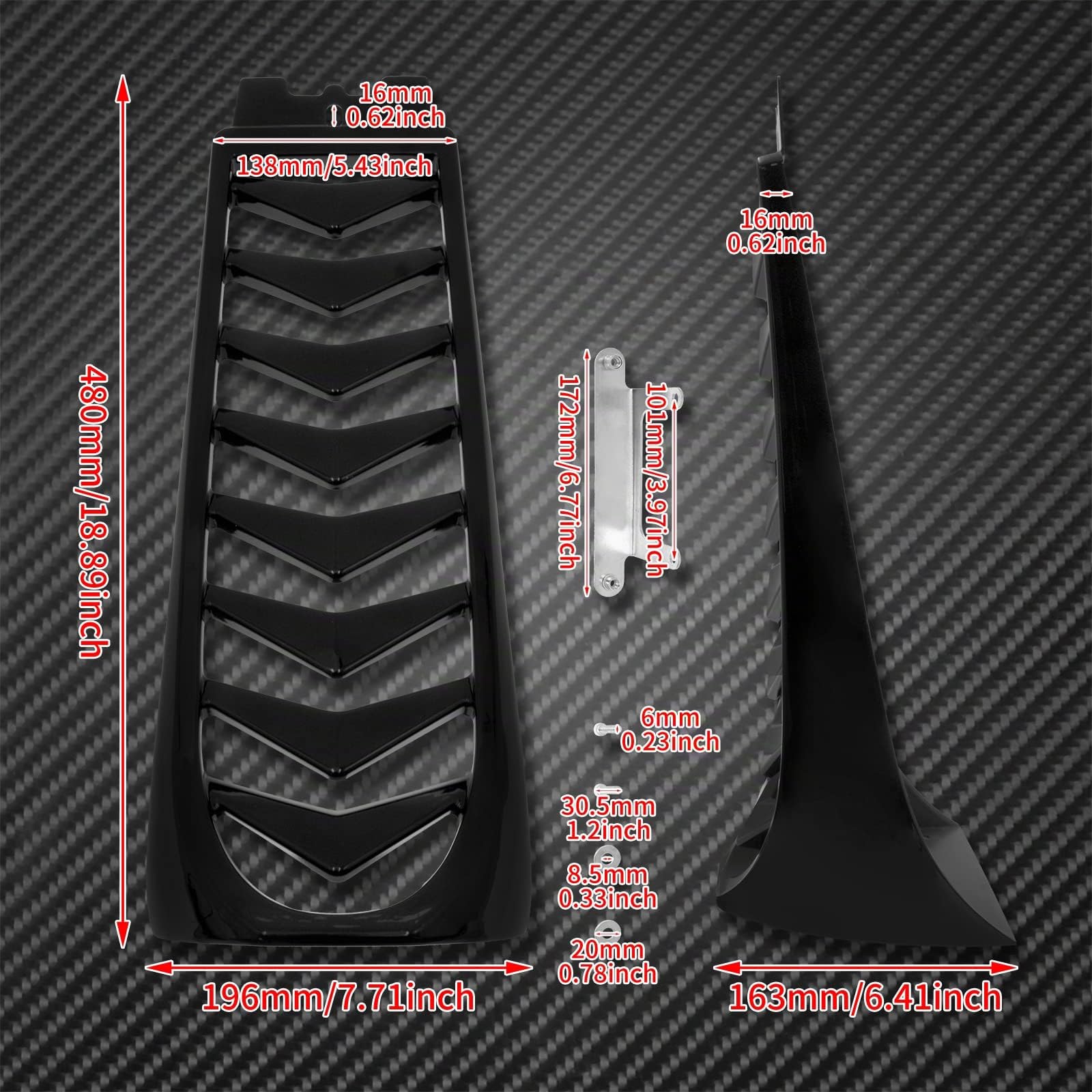 Schwarze untere vordere Kinnspoiler Air Dam Verkleidung Abdeckung für Harley Softail Street Bob Breakout Fat Bob 2018-2021