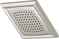 Vista 4 de American Standard 1660516.295 Town Square S - Cabezal de ducha fijo con 2,5 GPM, níquel cepillado