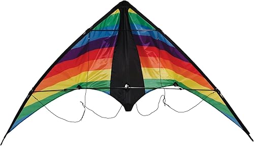 Vista 32 de In the Breeze 48-inch Stunt Kite, Dual Line, Framed Kites for Beginner to Intermediate Sport Kite Flyers Smokin' Pirate