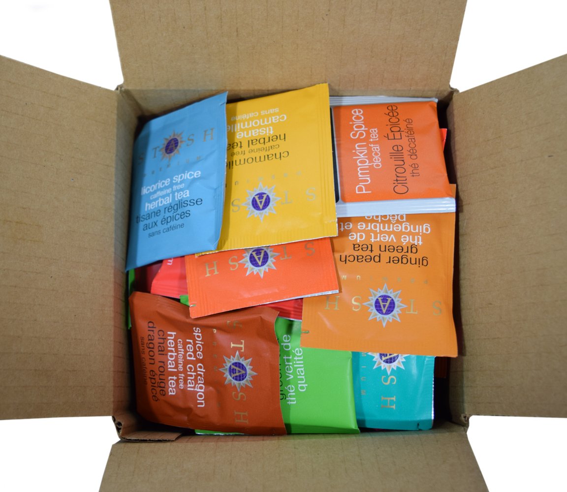 Stash Tea Sampler Gift Box (60 Varieties) Assortment of