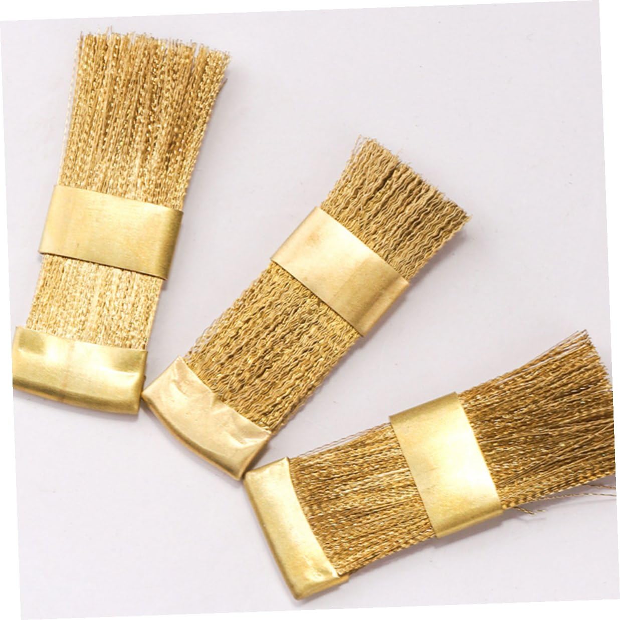 2pcs Nail Dust Cleaning Brushes with Copper Wire for Drill Bits and Nail Tools Efficient Dust Removal for Professional Manicure Sessions