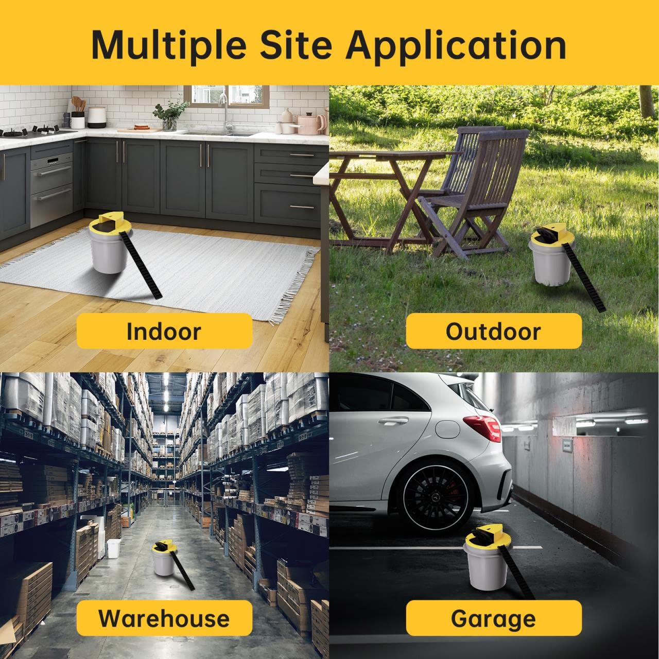 Cubeta – Material ABS duradero – Compatible con cubeta de 5 galones