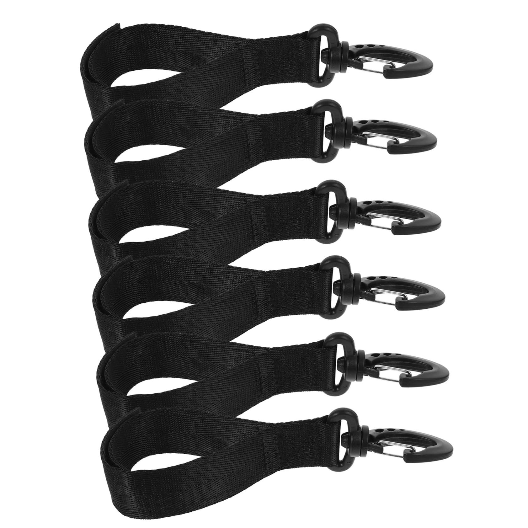 Hemobllo Crochet De Sécurité pour Embarcation De Quai Attaches De Bateau À Quai Crochet pour Yacht Titulaires Camion Porte-Cannes Rack De Canne À Pêche Black Nylon