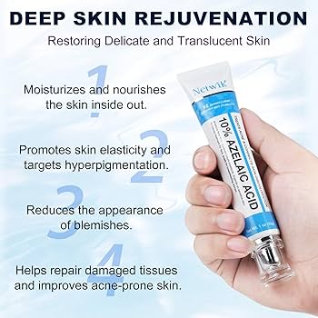 Amazon.com: Azelaic Acid 10% Cream for Face - Acne Cream for