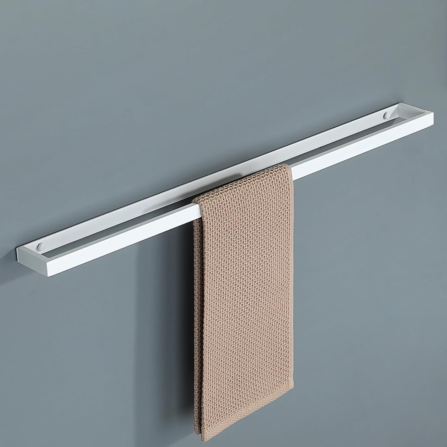 Alise Bath Towel Bar,Towel Holder Towel Rack Towel Hanger for Bathroom Lavatory Wall Mount,28 Inch SUS304 Stainless Steel Towel Rail,White Finish,GJF070-W White 28-Inch