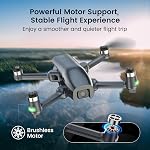 Holy Stone HS710 Drones with Camera for Adults 4K, GPS FPV Foldable 5G Quadcopter for Beginners with Optical Flow Positioning, Auto Return Home, Follow Me, Brushless Motor, 25 Mins Long Flight Time