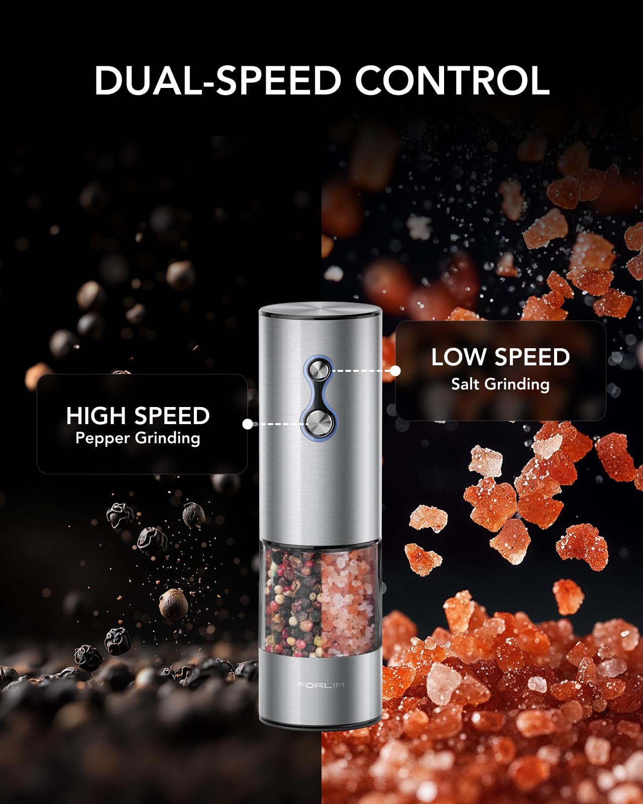 Salt And Pepper Grinder Set Electric Usb Rechargeable Automatic Salt Pepper  Mill Automatic Salt And Pepper Grinder Set, image size:1280x1600