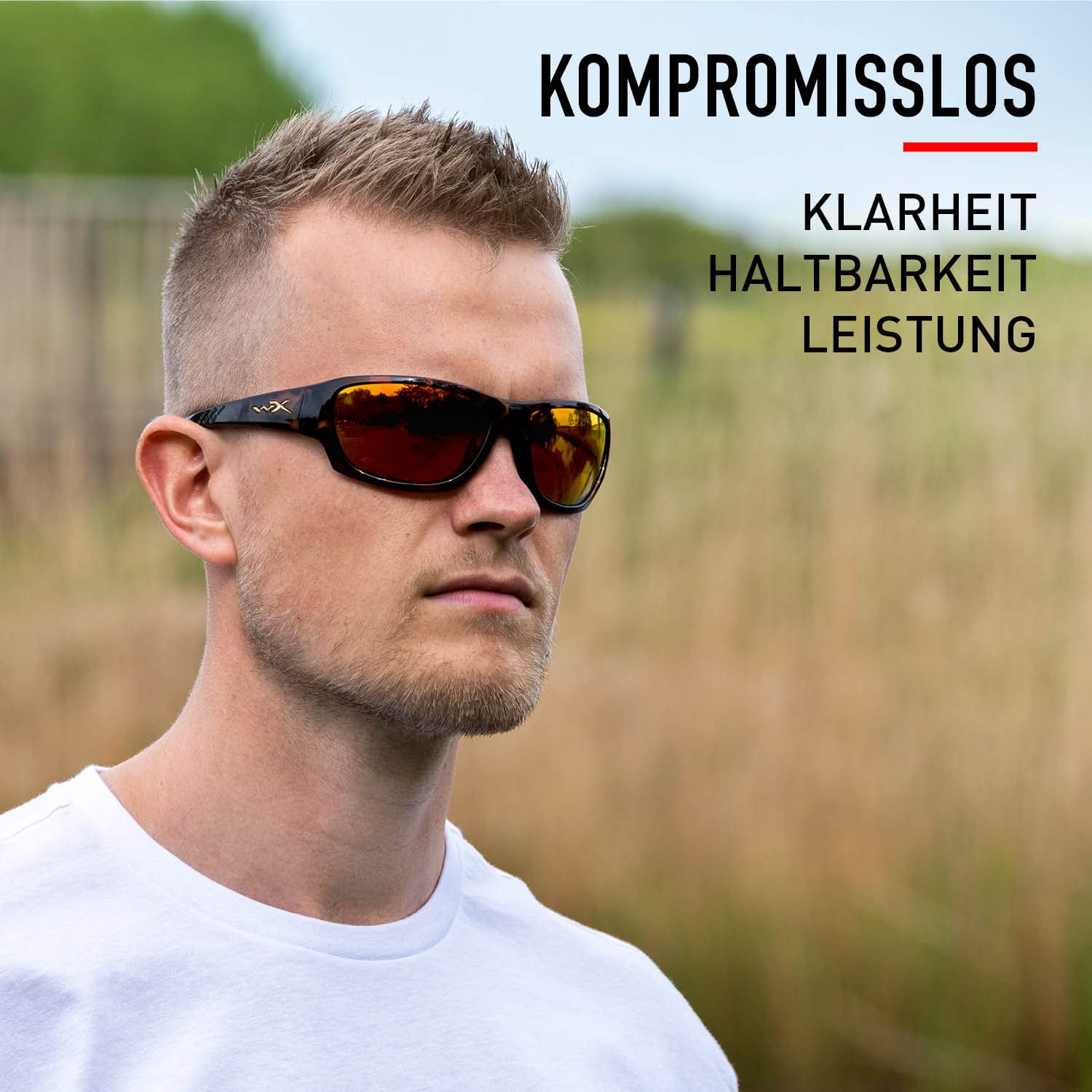 Wiley X │ WX Climb | Sonnenbrille Herren | Sonnenbrille Herren Polarisiert │ 100% UVA/UVB-Schutz | Ideal bei Outdoor-Aktivitäten | Fahrradbrille Wandern Sport