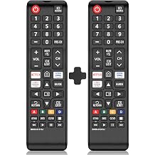 2 Pack Remote Control for Samsung Smart TV - Replacement Remote Compatible with All Samsung Smart TVs, LCD, LED, HDTV, 3D, Series TV