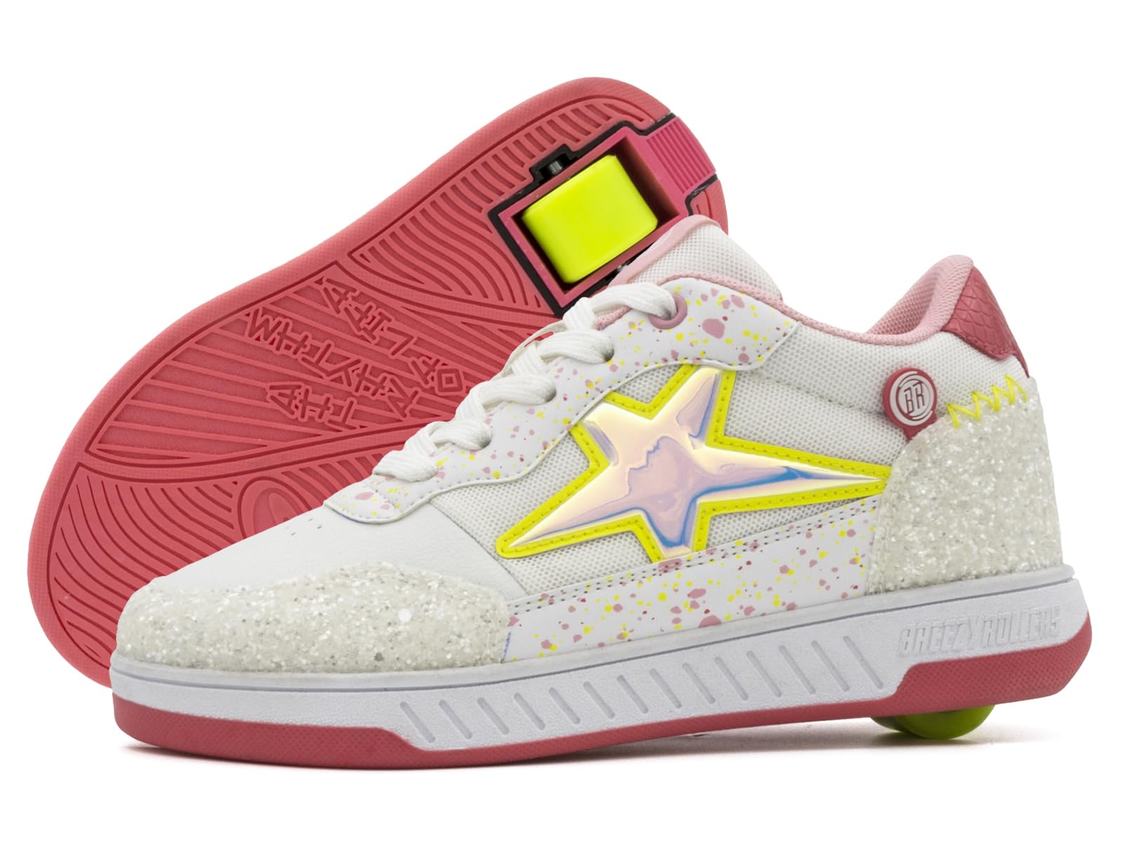Breezy Rollers Chaussures à roulettes pour Enfants I Rollers-Sneakers I De Chaussures de Rue pour Filles et Garçons à Rollers en Quelques Secondes I Baskets à roulettes