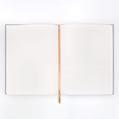 Miniatura 4 de DesignWorks Ink Diario clásico de tapa dura, 7.5 x 10.25 pulgadas, azul polvoriento, cajas lineales