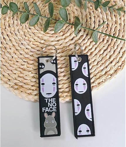 Miniatura 2 de Gearcatweel Paquete de 1 llavero de anime bordado Jet Tag para motocicletas, scooters, ATV, autos y regalos de anime