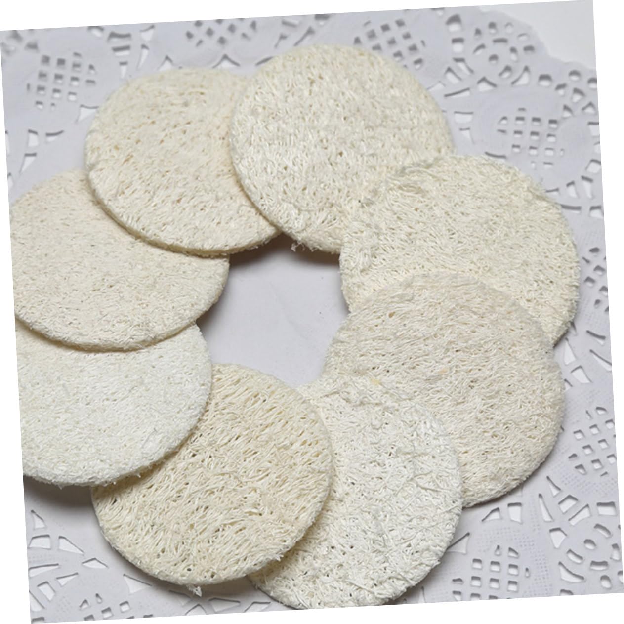 FOMIYES 20Pcs Facial Puff Makeup Remover Pads for Gentle Face Cleansing Portable Wipes for Home and Travel Lightweight and Convenient Cleansing