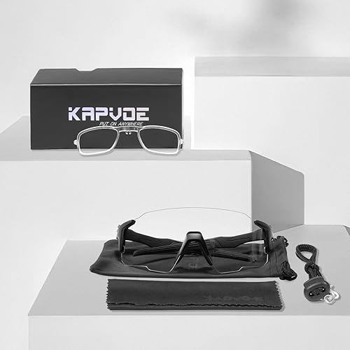 Miniatura 4 de KAPVOE Gafas de sol deportivas fotocromáticas para ciclismo, protección UV400, para mujeres y hombres, para correr, MTB BMX
