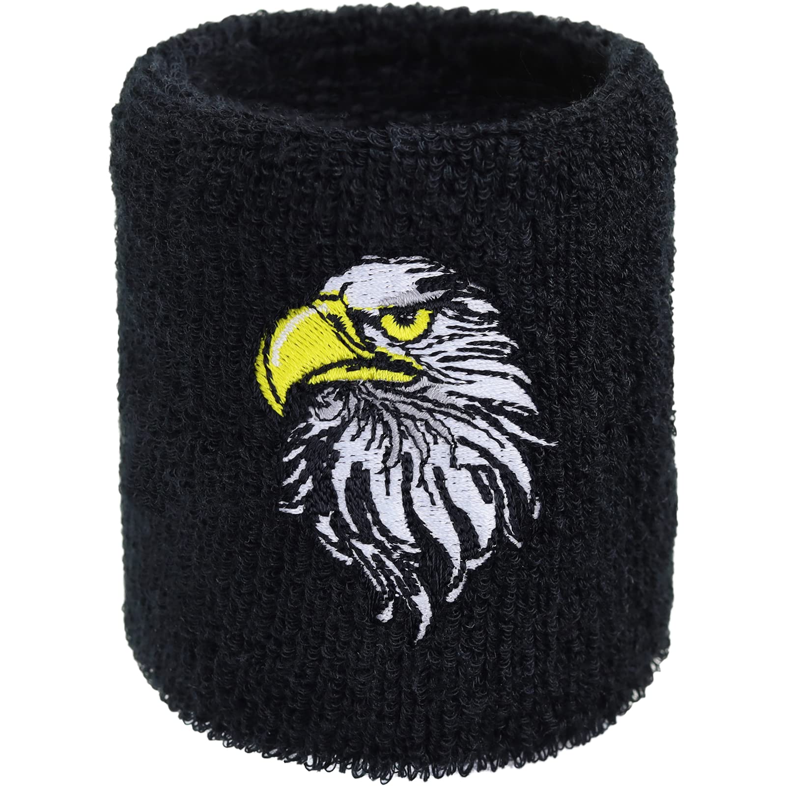 Designer zweetband hert borduurwerk springhert zweetband jagermeester crossfit geborduurd & absorberende badstof pols arm zwart outdoor sport polsband geschenk zweetarmband