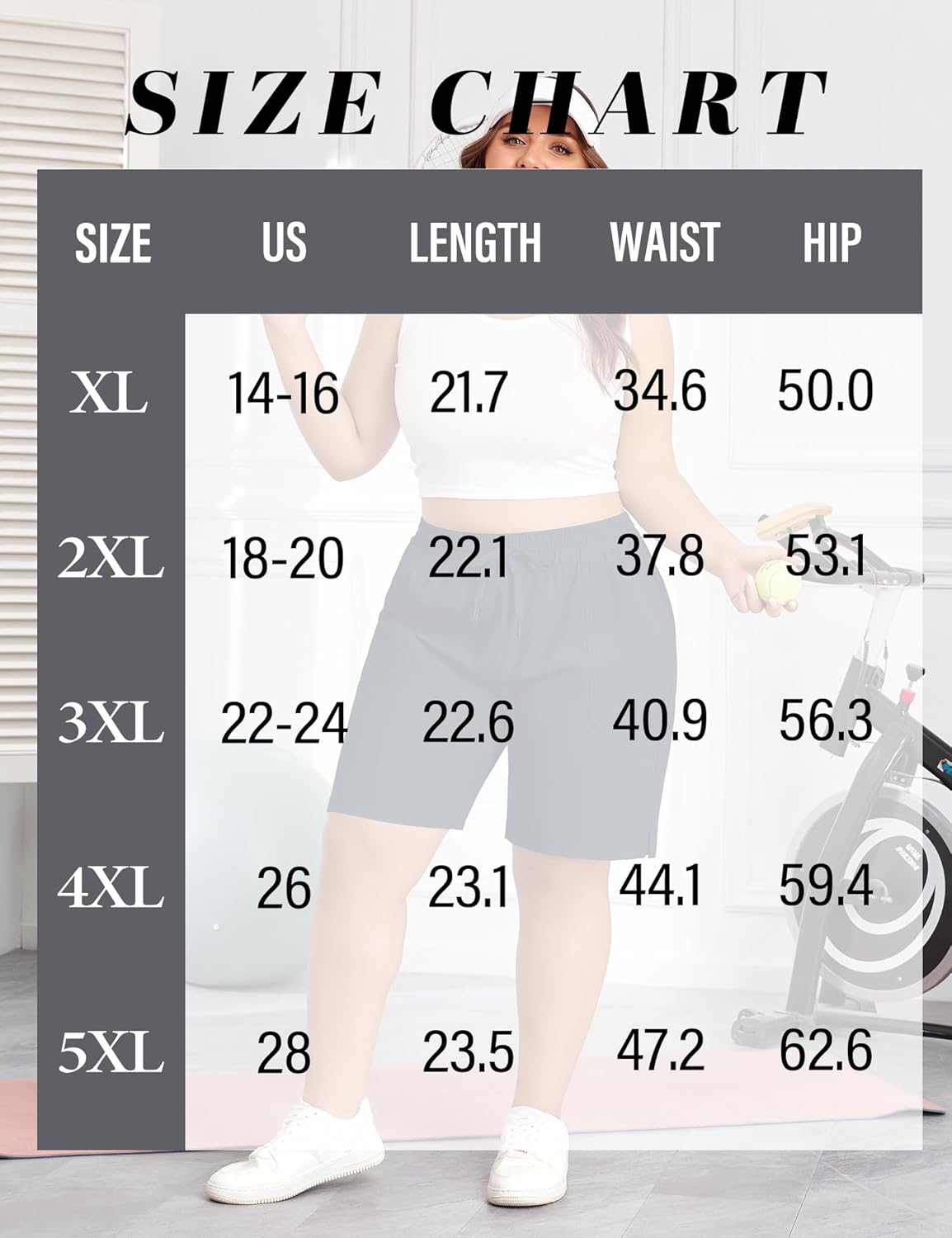 FOREYOND Women's Plus Size Hiking Cargo Shorts Quick Dry Lightweight Athletic Shorts Workout Bermuda Shorts - Image 5