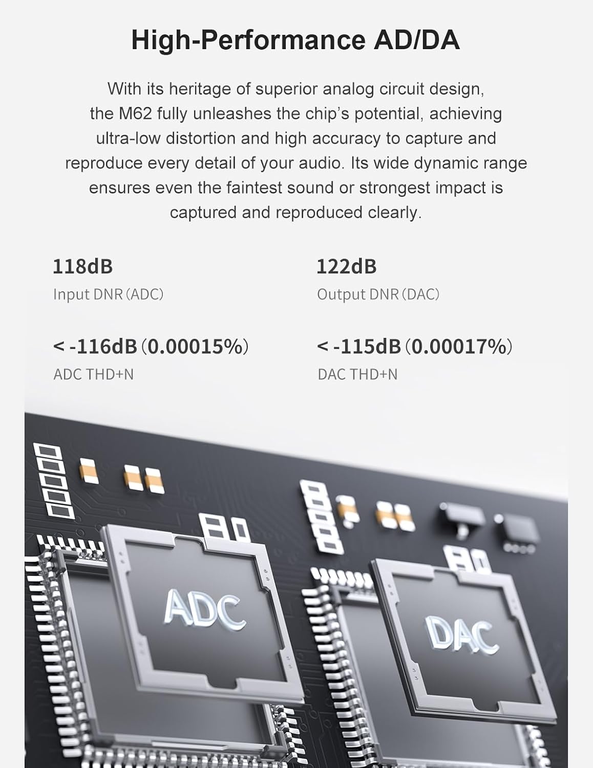 TOPPING M62 Three Working Modes