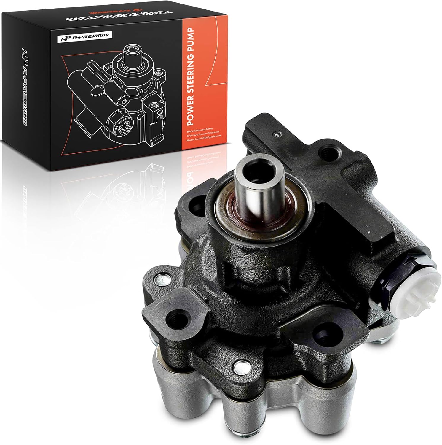 A-Premium Power Steering Pump Compatible with Dodge Neon 2001-2005, SX 2.0 2003-2005 & Chrysler Neon 2001-2002 & Plymouth Neon 2001, L4 2.0L, Replace # 5272328AE, 5272780AG