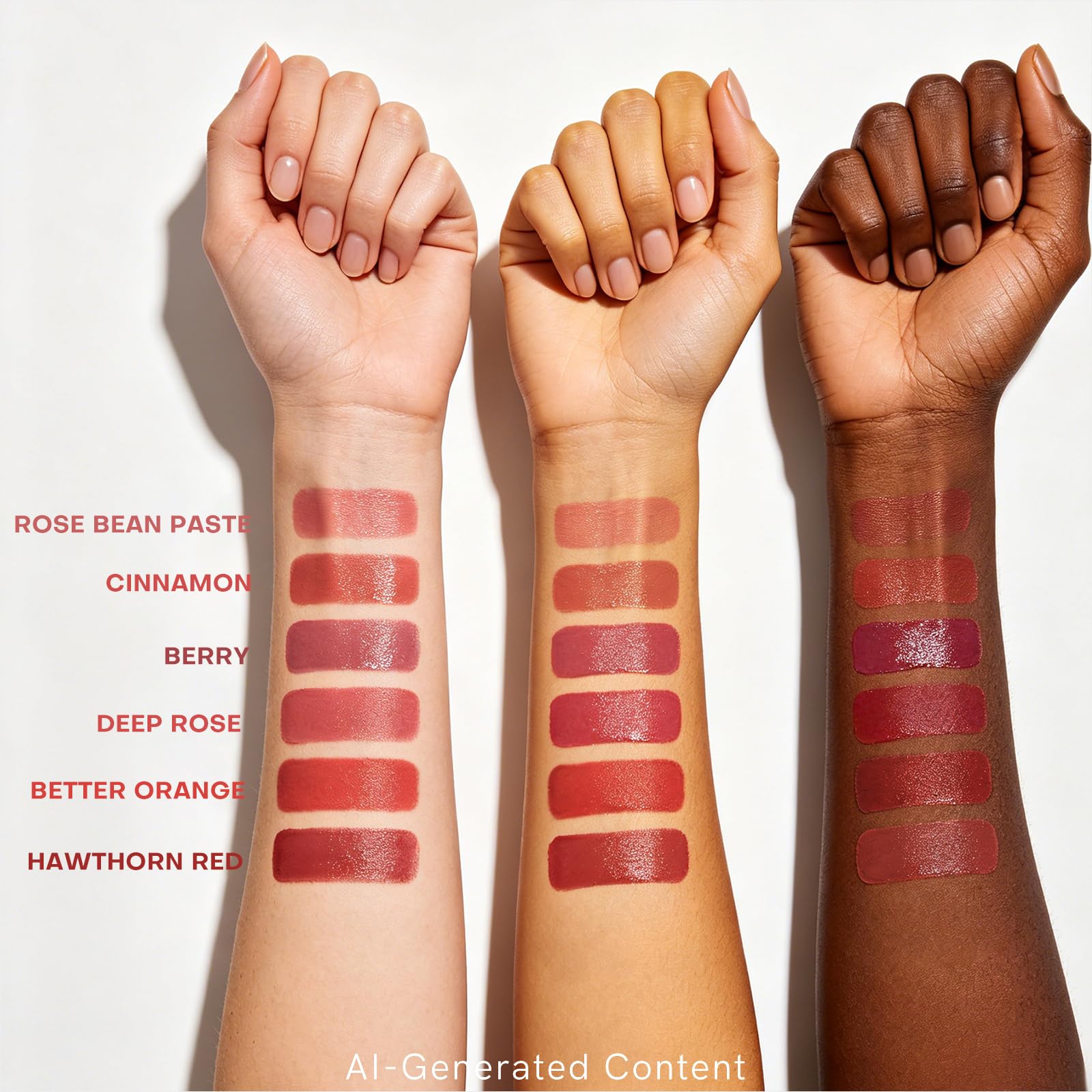 KIMUSE Water Lip Tint, Rouge à lèvres liquide Lip Stain Set 6PCS | Hydratant Léger Très pigmenté Longue durée, hydratant Finition brillante