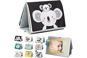 Tummy Time Toys High Contrast Baby Book For Ages 0-6 Months