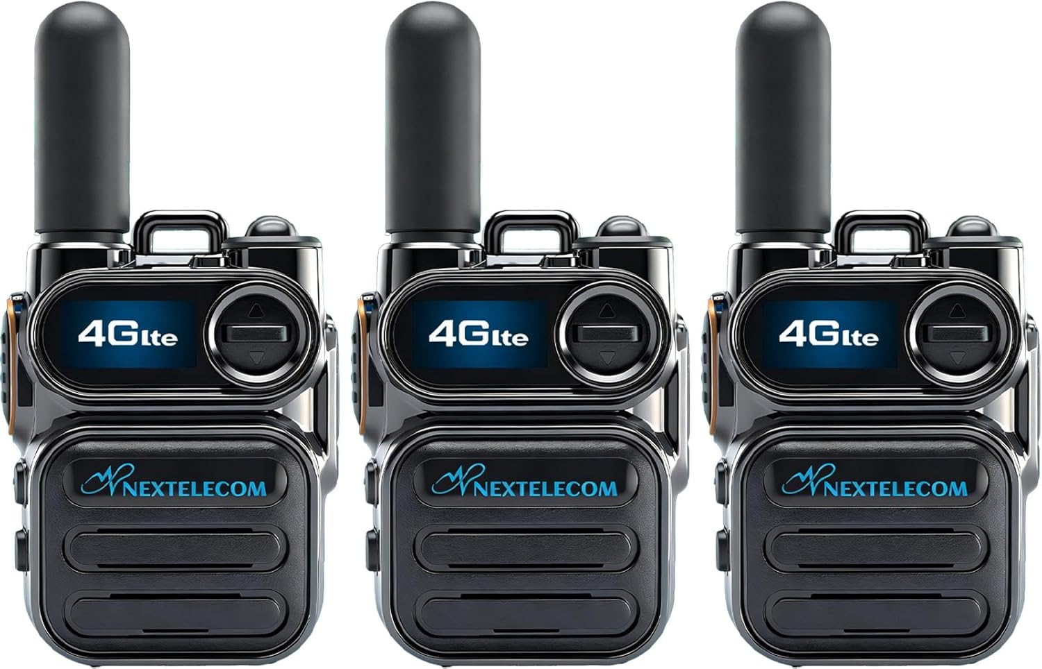 NG388 Global Walkie Talkies Over 4G LTE, Unlimited Range PoC PTT Two Way Radios with AES256 Encryption, IP65, Type-C Charging for Trucking Security Construction
